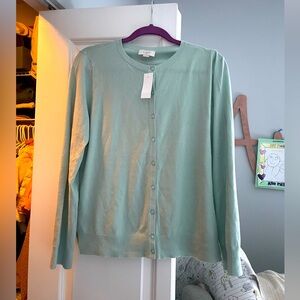 NWT Loft mint cardigan